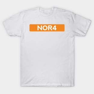 Lando Norris 4 - Driver Tag #3 T-Shirt